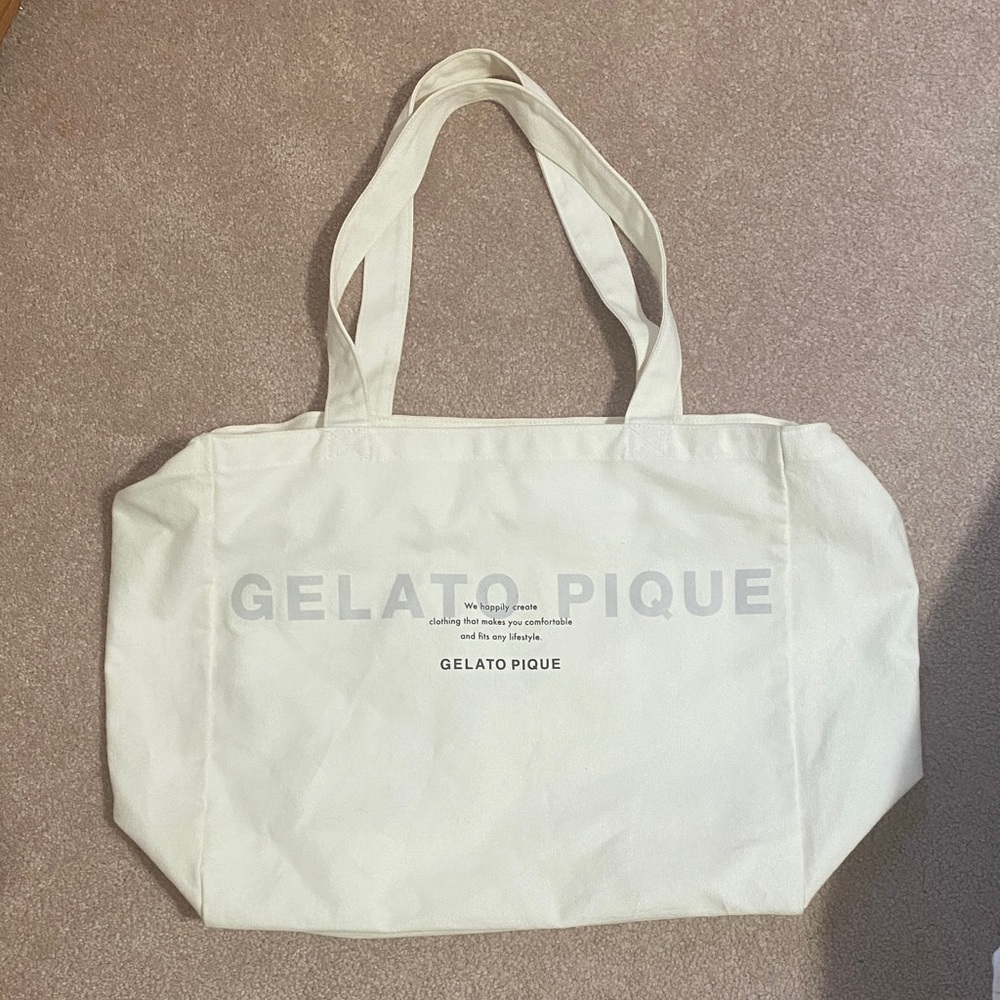 Gelato Pique White Tote Bag